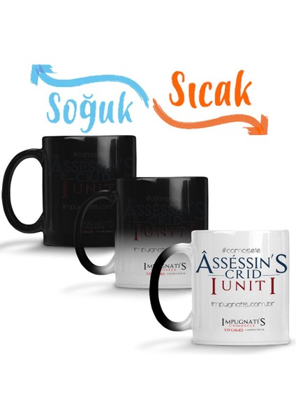 Comosele Assassin's Creed Unity Sihirli Kupa Bardak Porselen