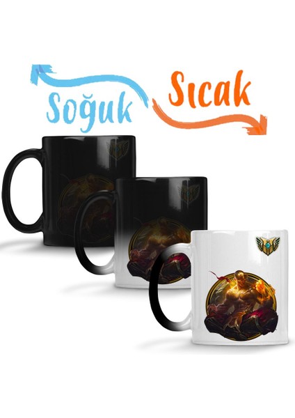 Leesin Lol League Of Legends Sihirli Kupa Bardak Porselen