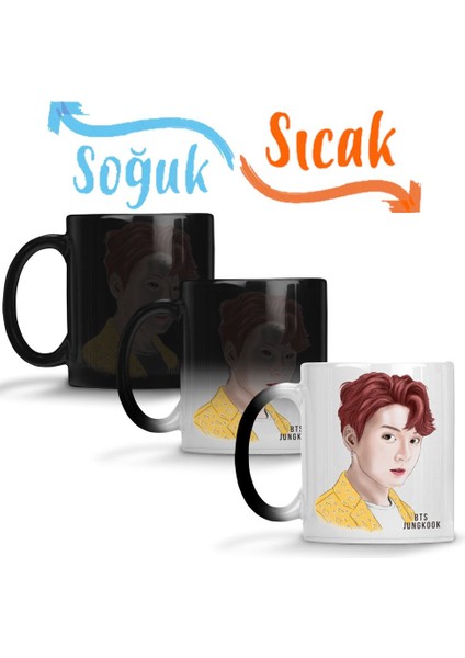 Bts Jungkook 01 Sihirli Kupa Bardak Porselen