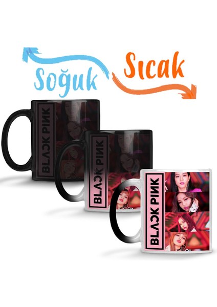 Blackpink 005 Sihirli Kupa Bardak Porselen