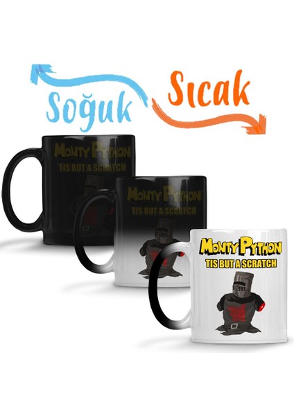 Monty Python Black Knight Sihirli Kupa Bardak Porselen