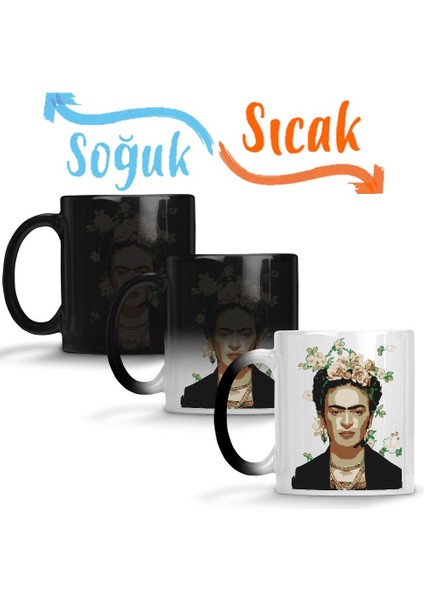 Frida Kahlo 8 Sihirli Kupa Bardak Porselen