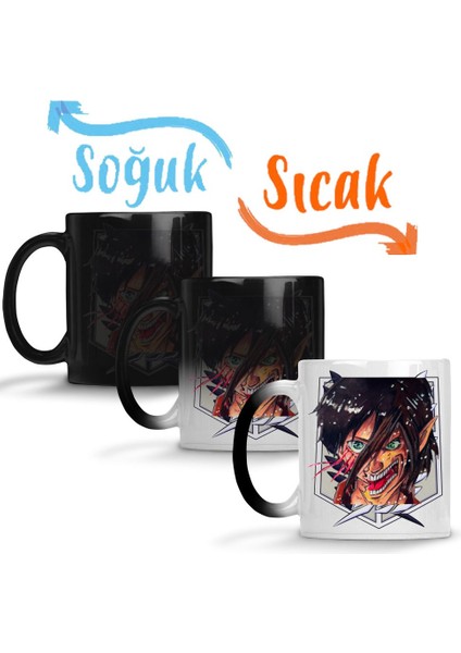 Attack On Titan Arin Attack On Titan Sihirli Kupa Bardak Porselen