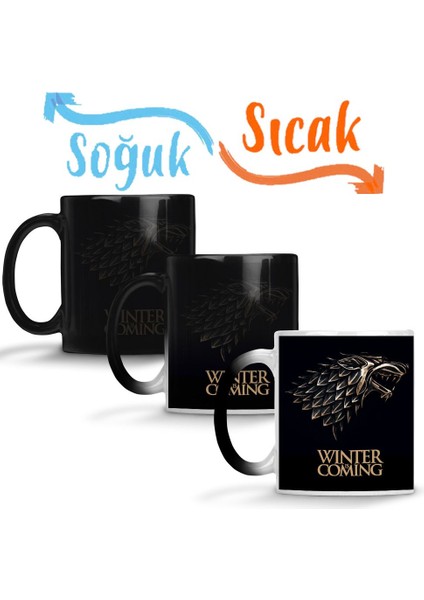 Game Of Thrones Is Comıng Sihirli Kupa Bardak Porselen
