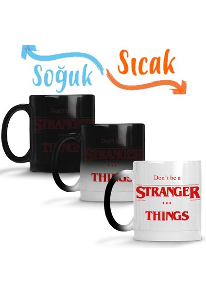 Stranger Things 001 Sihirli Kupa Bardak Porselen
