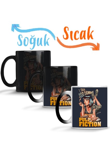 Pulp Fiction I Said Goddamn Sihirli Kupa Bardak Porselen