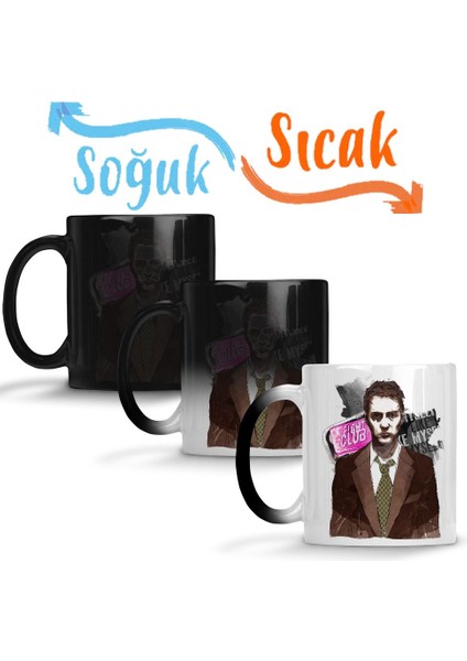 Fight Club Sihirli Kupa Bardak Porselen