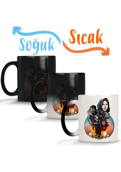 Star Wars Rogue One Sihirli Kupa Bardak Porselen