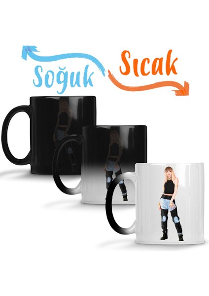 Lisa Blackpink Sihirli Kupa Bardak Porselen