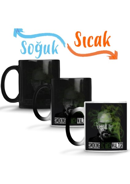 Smoking On The Walter Sihirli Kupa Bardak Porselen