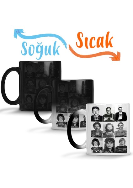 Mugshots Sihirli Kupa Bardak Porselen