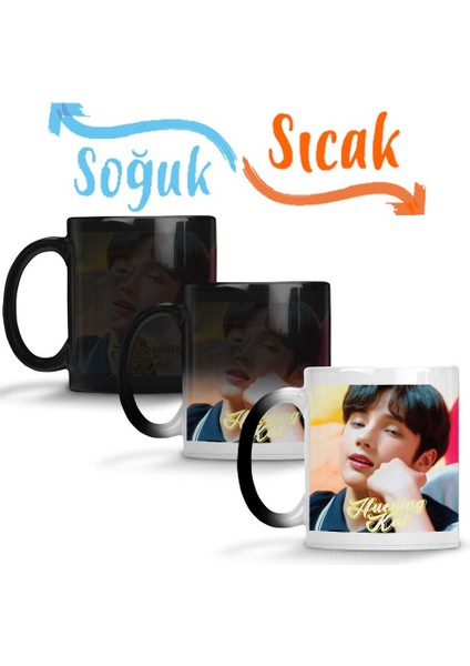 Txt Huening Kai 002 Sihirli Kupa Bardak Porselen