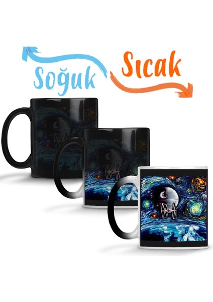 Star Wars Van Gogh Never Saw Sihirli Kupa Bardak Porselen