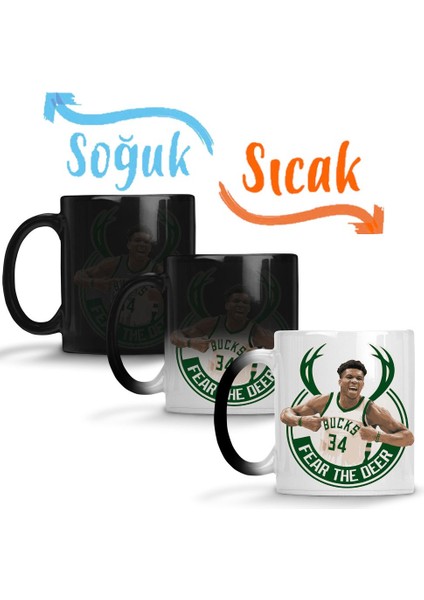 Fear The Deer Sihirli Kupa Bardak Porselen