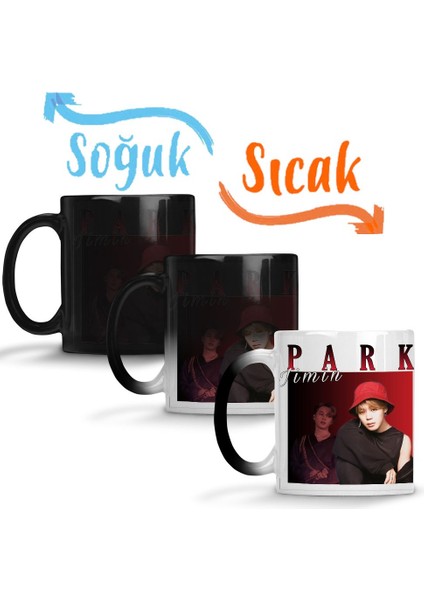 Bts Park Jimin Sihirli Kupa Bardak Porselen