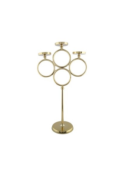 Indra 3'lü Metal Halka Mumluk 55 x 96 cm AK.CJ0159