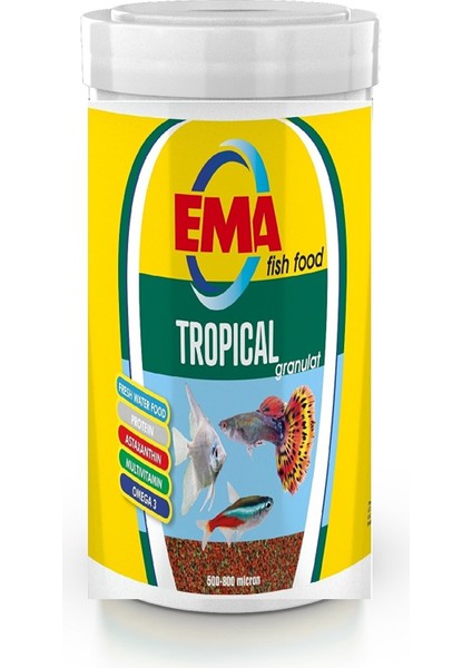 Ema Tropical, Canlı Doğuran Balık Yemi 250 ml