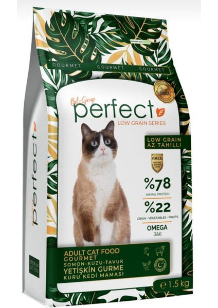 Az Tahıllı Yetişkin Gurme Kedi Maması 1.5 kg