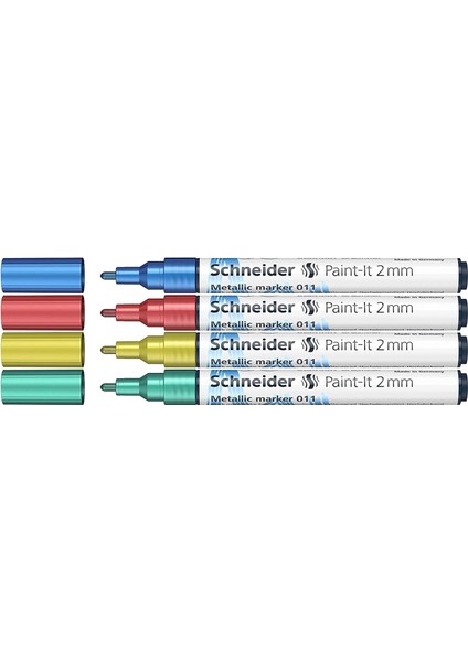 Metalik Marker 2 mm 4'lü Set 011