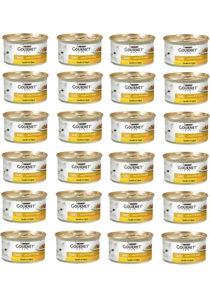 Parça Etli Tavuk ve Ciğerli Kedi Konservesi 85 Gr. x 24 Adet