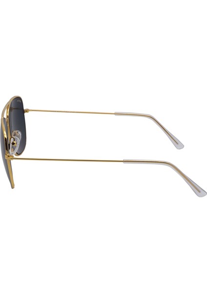 E104 Metal Kare Model Gold Füme Unisex Güneş Gözlüğü C2 CAT.3 modelleri