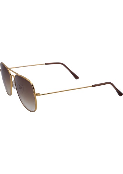 E104 Metal Kare Model Gold Kahverengi Degrade Unisex Güneş Gözlüğü C4 CAT.2 fiyatları