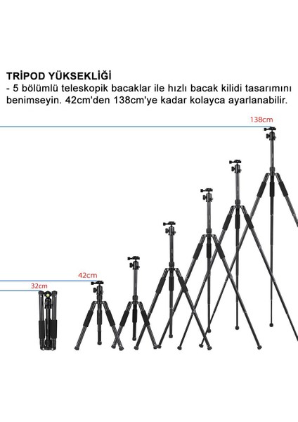 Yunteng VCT-190 Kompakt Tripod & Monopod