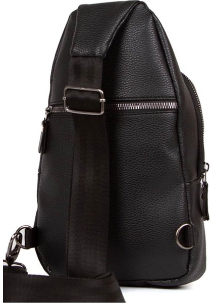LD248 Deri Çift Taraf Askılı Göğüs Çantası Bodybag