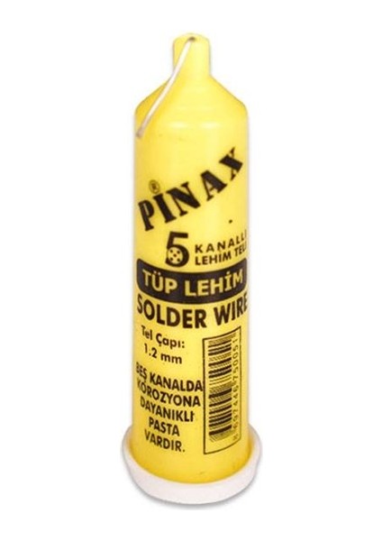 5 Kanallı 1.2mm Tüp Lehim 20GR