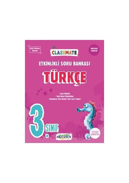 Okyanus Yayınları 3. Sınıf Classmate Türkçe Etkinlikli Soru Bankası