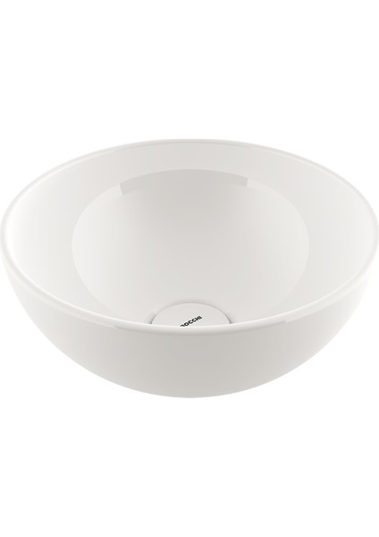 Bocchi 1471-001-0125 Vessel Yuvarlak Mini Lavabo 26 cm Parlak Beyaz