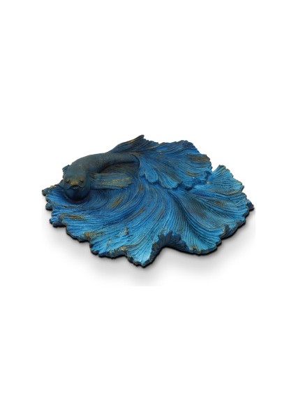 Dekoratif Balıklı Tabak Yeni Model (28X27CM)