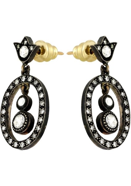 1,19 Ct Pırlantalı Elmas Küpe
