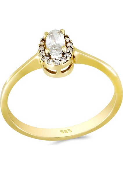 Altın Baget Yüzük T010864