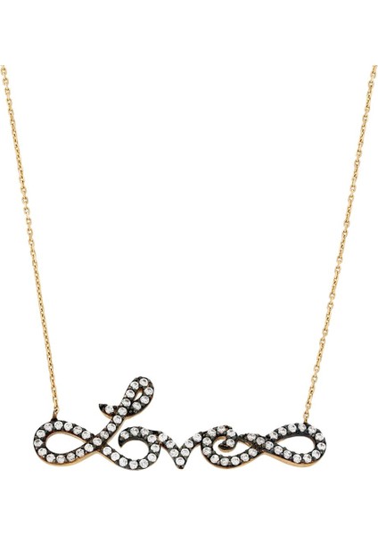Altın Love Kolye T026772