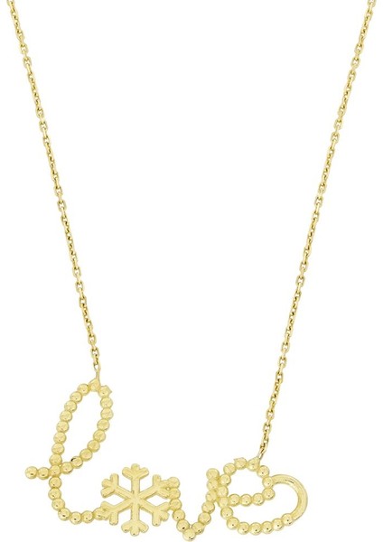 Altın Love Kolye T026787