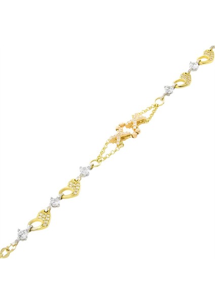 Taşlı Altın Bileklik T028591