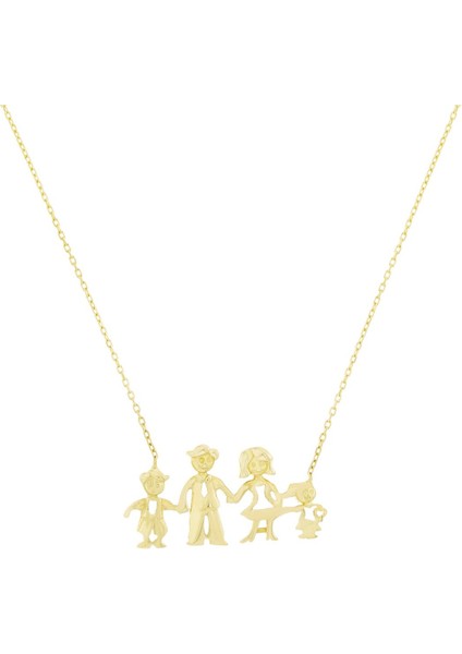 Altın Aile Kolye T044318