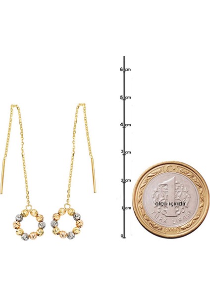 Toplu Halka Altın Zincir Küpe indirimleri