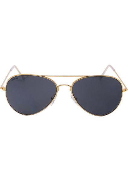E101 Metal Damla Model Gold Füme Unisex Güneş Gözlüğü C2 CAT.3