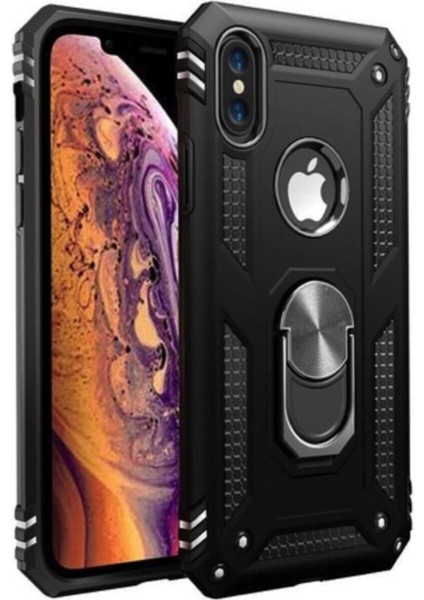 Yüzüklü Panzer Kılıf Apple iPhone Xs Max