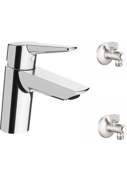 Solid S Lavabo Bataryası A42440 ve Gms Ara Musluk 2'li