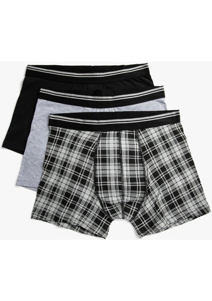 Erkek Pamuklu 2'li Basic Boxer Set