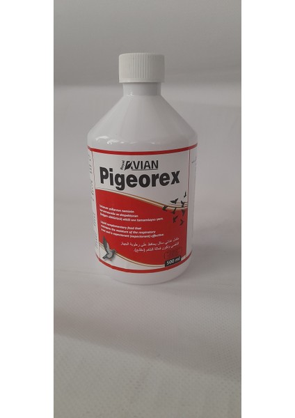 Royal İlaç Pigeorex 500 ml Güvercin ve Kafes Kuşlarında Hırıltı ve Nefes Açıcı Tamamlayıcı Yem