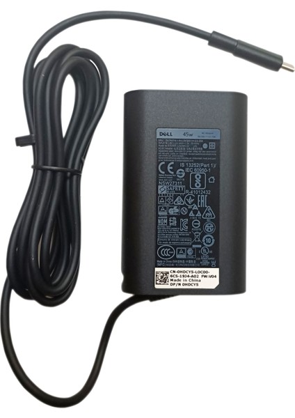 Dell 45W Type C Şarj Adaptörü LA45NM150