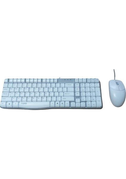 5500K Q Klavye Mouse Set Kablolu Ingilizce Tuş Dizimi