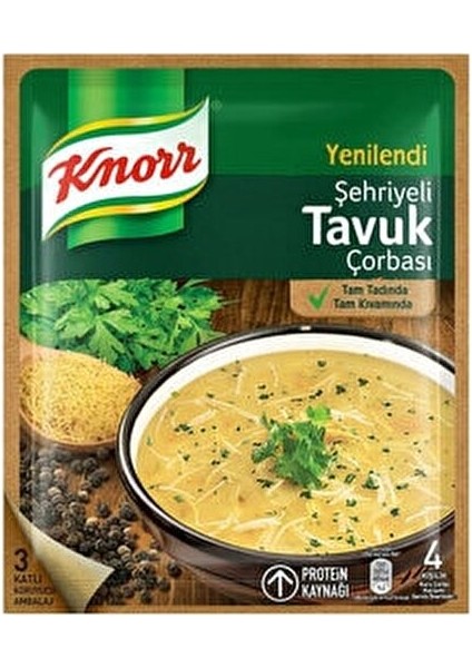 Çorba Şehriyeli Tavuk x 12