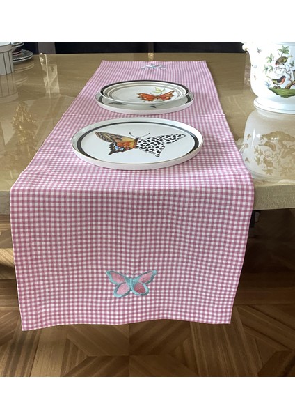 Açık Pembe Pötikare Runner