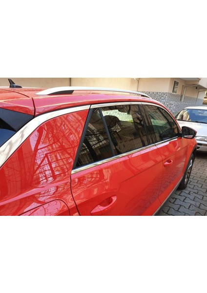 VW T-Roc Krom Cam Çıtası 4 Parça 2017 ve Sonrası modelleri