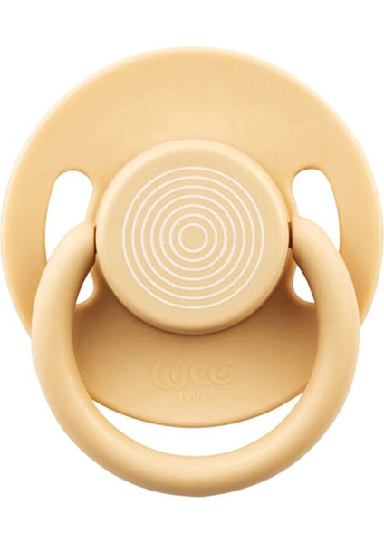 Cool Yuvarlak Uçlu Emzik 6-18 Ay Krem